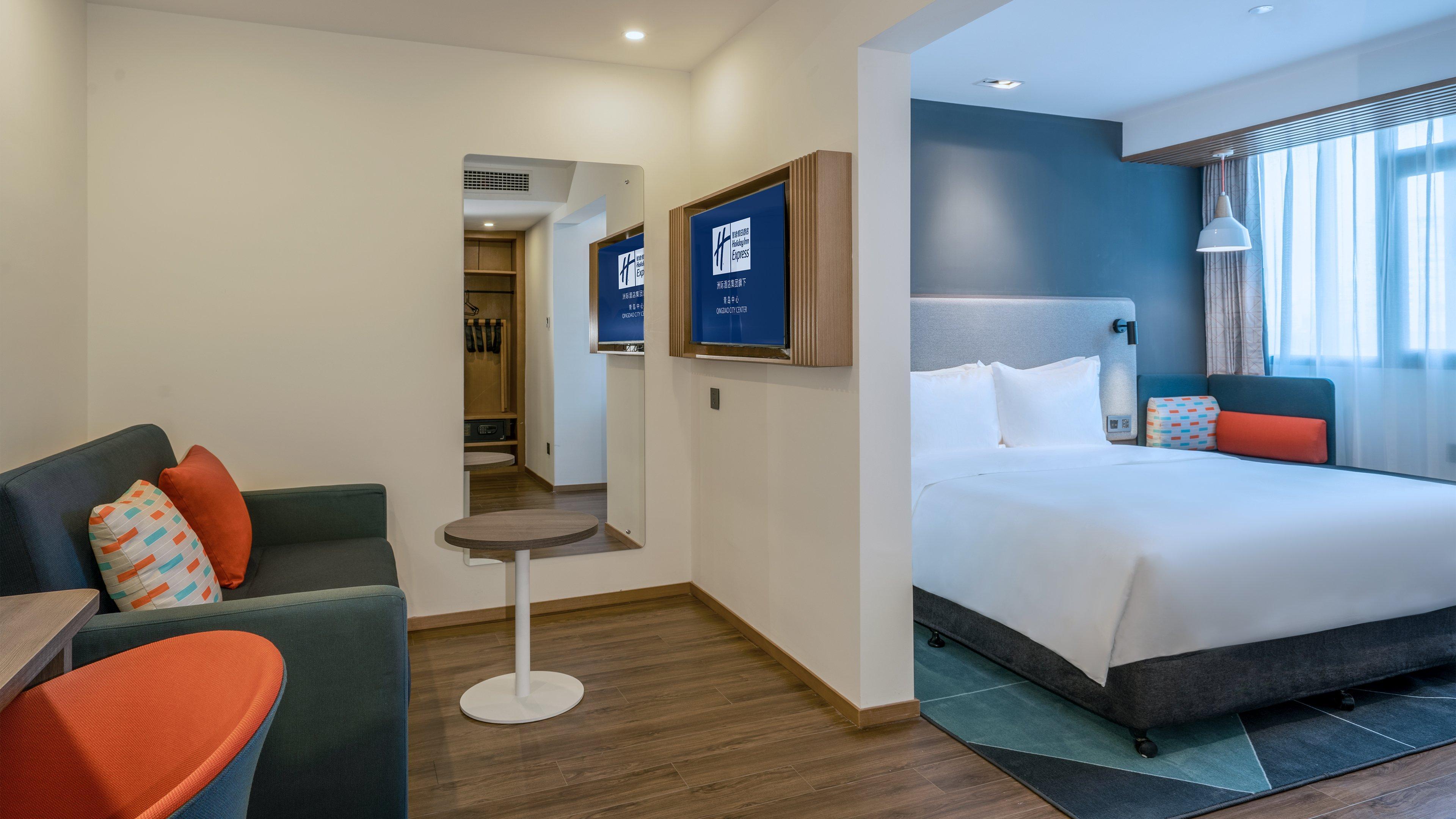 Holiday Inn Express Qingdao City Center By Ihg Exteriör bild
