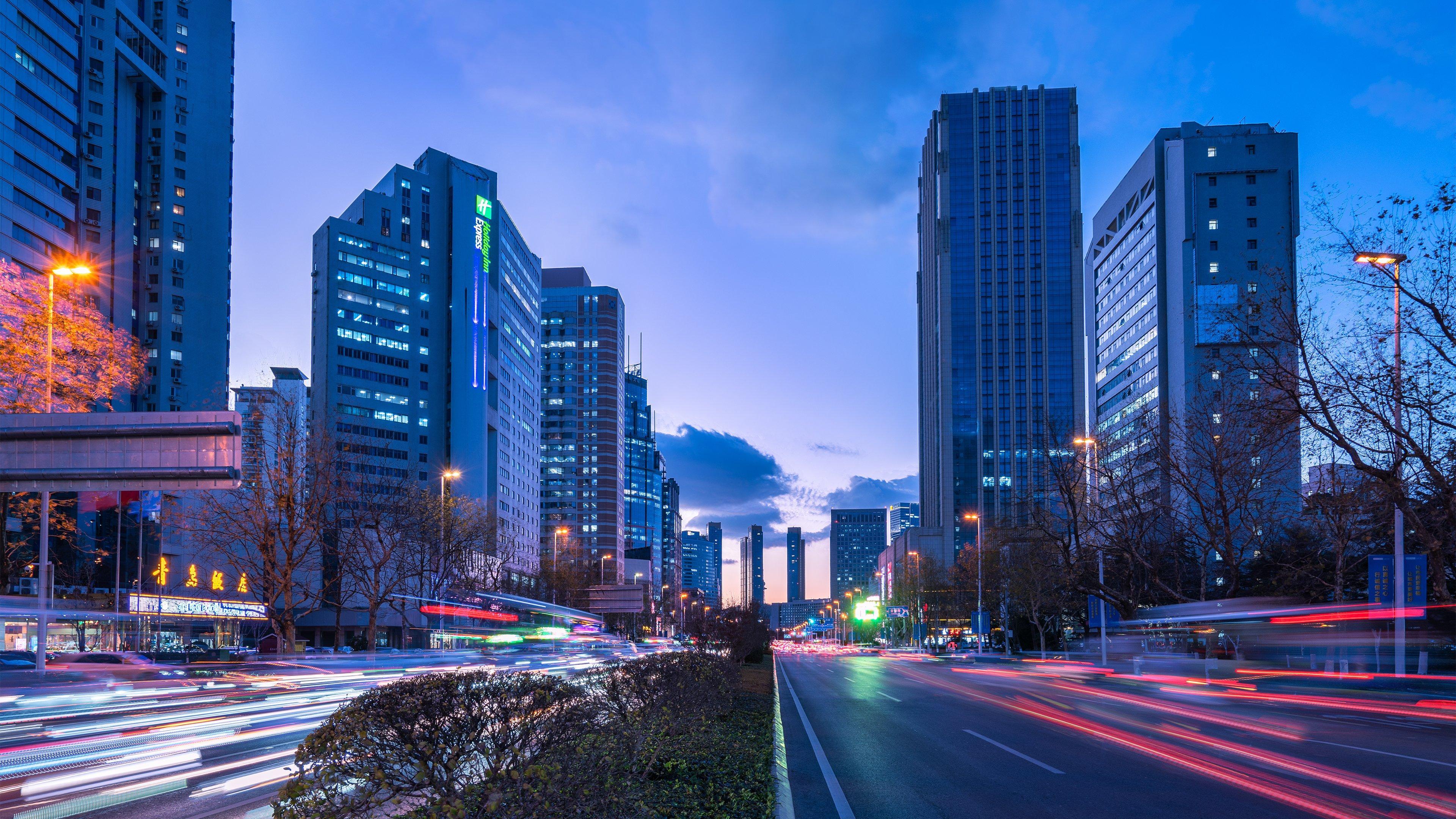 Holiday Inn Express Qingdao City Center By Ihg Exteriör bild